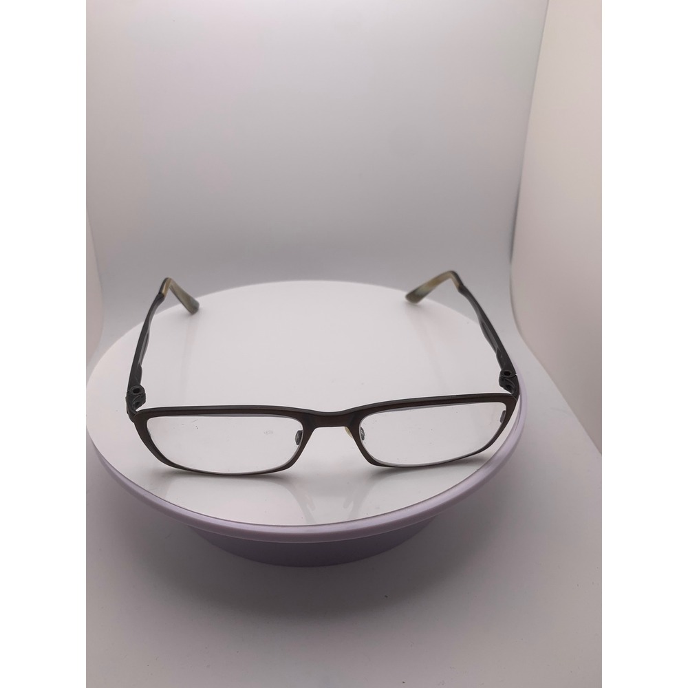 Oakley Rectangular Unisex Eyeglasses Dark Brown Frames Only